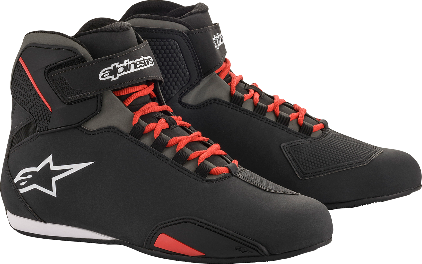 Zapatos ALPINESTARS Sektor - Negro/Rojo - US 10 2515518-13-10