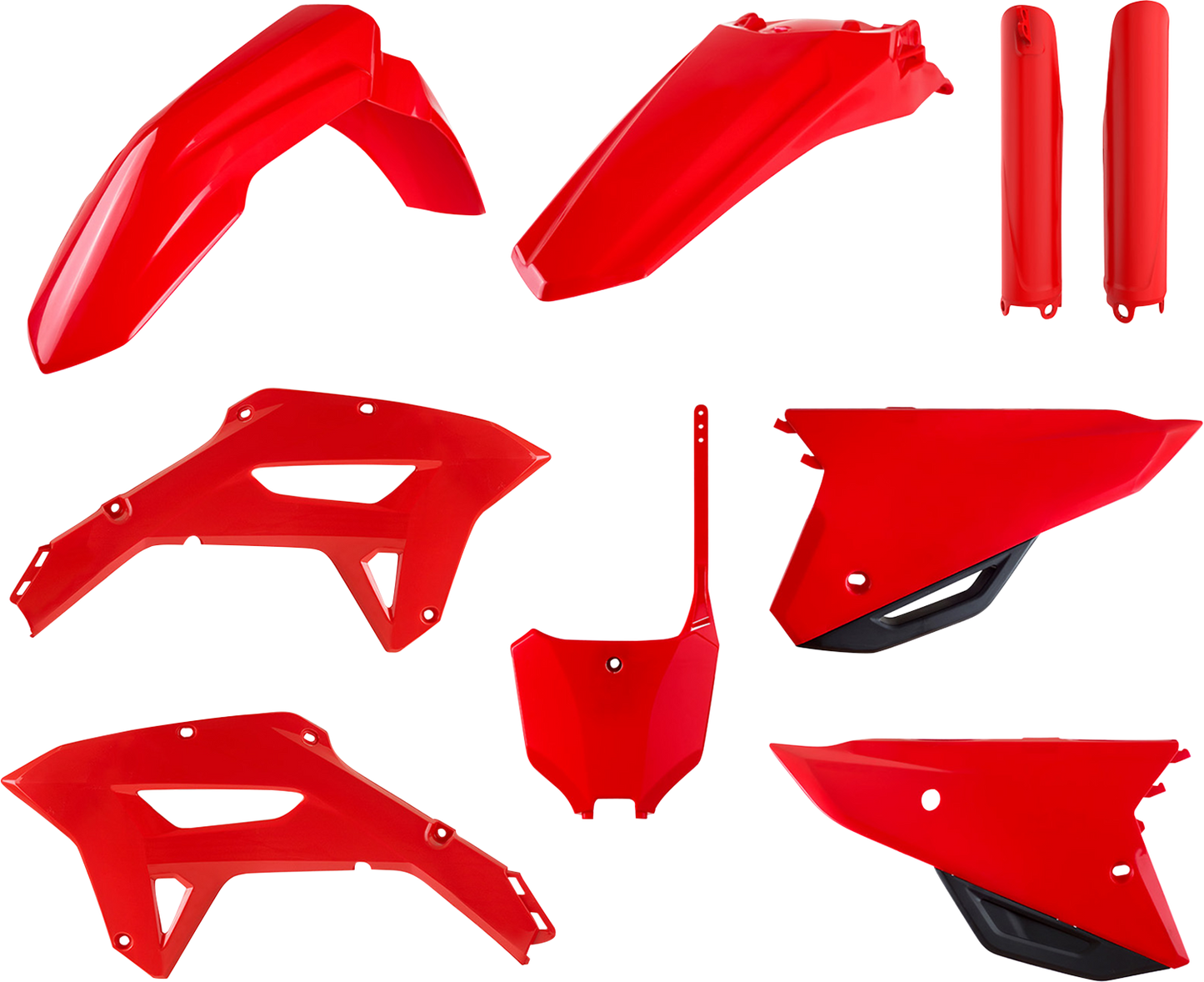 POLISPORT Body Kit - Complete - OEM Red - CRF 450RX 2021-2022 91092