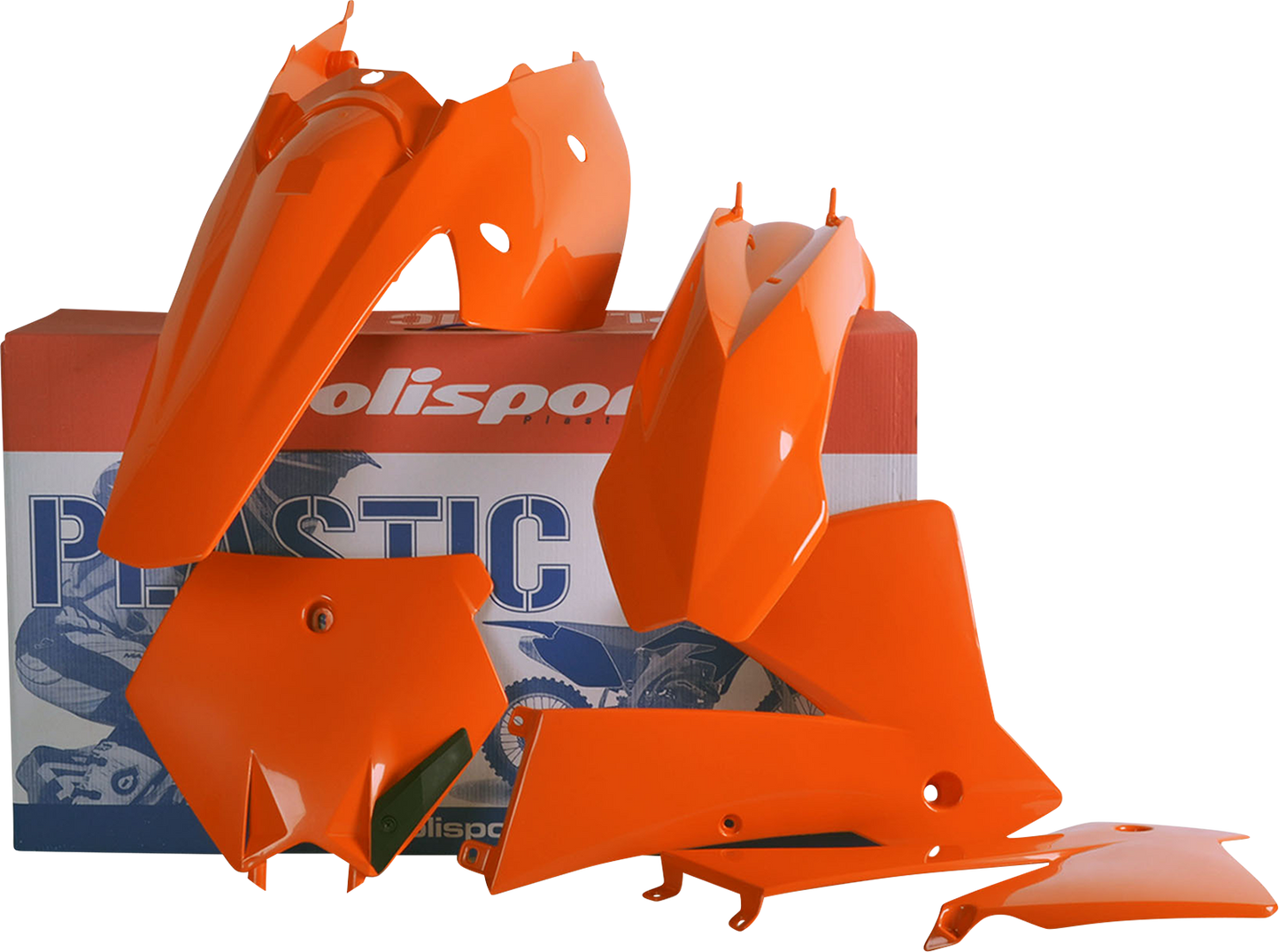 Kit de carrocería POLISPORT - OEM naranja - KTM 90102