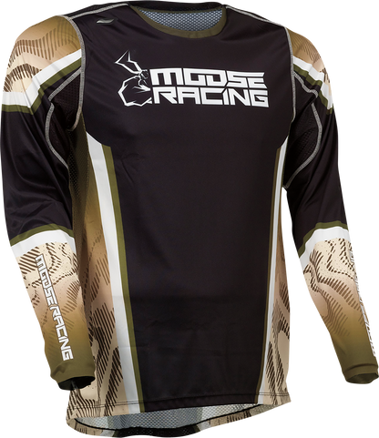 MOOSE RACING Agroid Jersey - Olive/Tan/Black - Medium 2910-7409