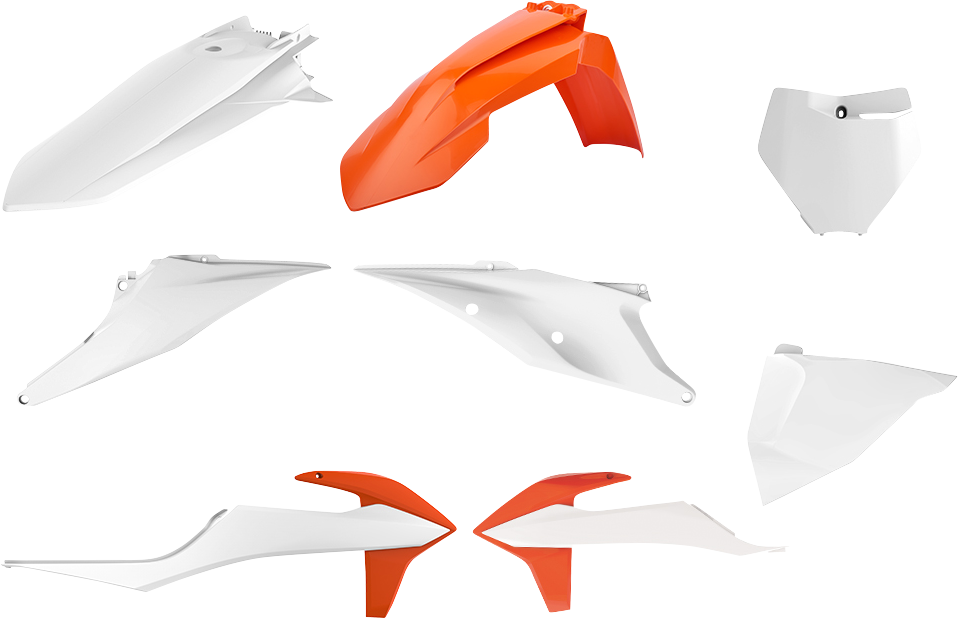 POLISPORT Body Kit - Orange/White - SX/SX-F 90912