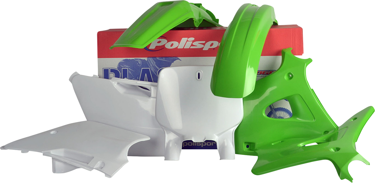 POLISPORT Body Kit - Complete - OEM Green/White - KX 125/250 90088