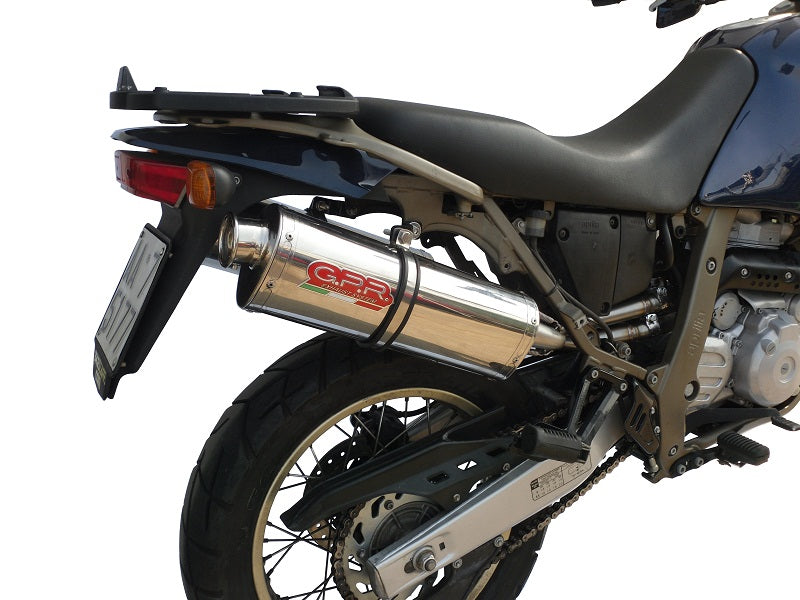 GPR Exhaust for Aprilia Pegaso 650 Ga 1992-1996, Trioval, Dual slip-on Including Removable DB Killers and Link Pipes  A.48.TRI
