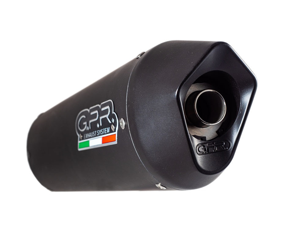 GPR Exhaust for Aprilia RSv 1000 - Sp 1998-2003, Furore Nero, Slip-on Exhaust Including Removable DB Killer and Link Pipe  A.2.FUNE