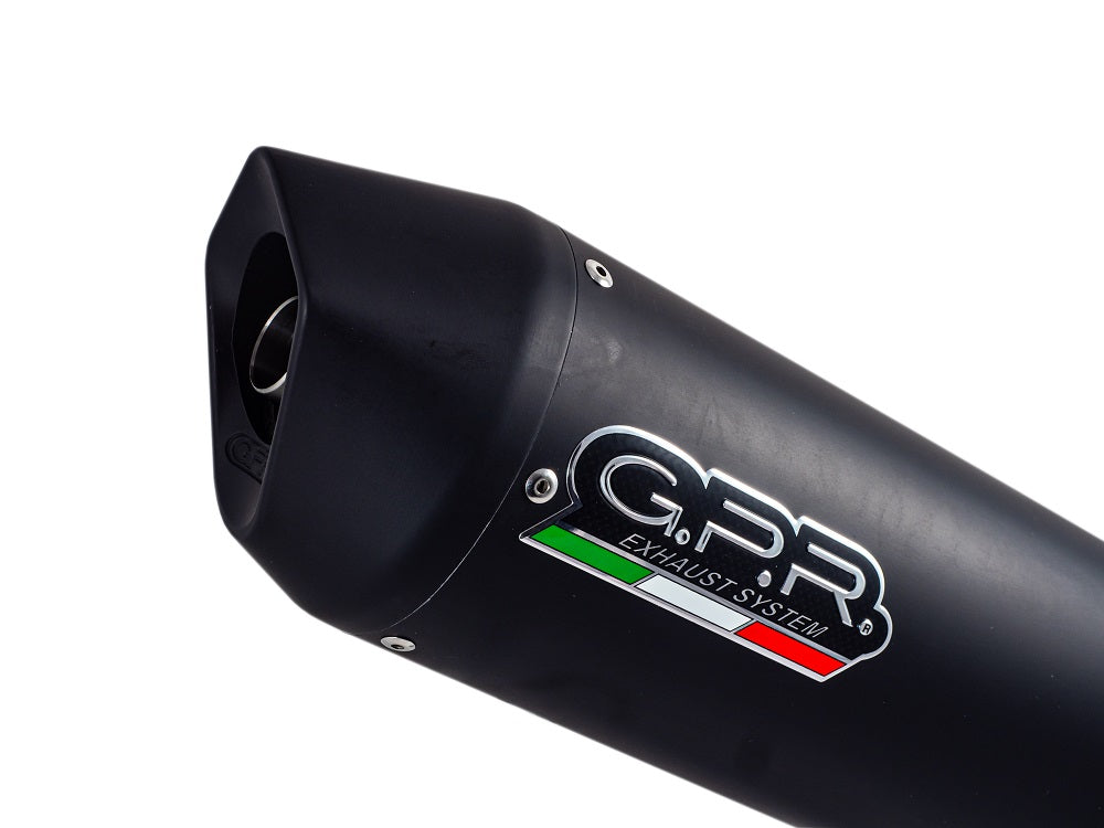 GPR Exhaust for Aprilia Shiver 900 2017-2020, Furore Nero, Dual slip-on Exhausts Including Link Pipes  A.69.RACE.FUNE