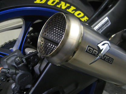 Graves motorsports moto1 escape trasero de gato R1 2015-2023 EXY-15R1-SOM 