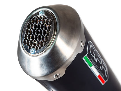 GPR Exhaust for Aprilia Sportcity 125 2004-2008, Evo4 Road, Slip-on Exhaust Including Removable DB Killer and Link Pipe  SCOM.77.1.EVO4